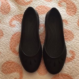 Women’s Crocs Black flats 9